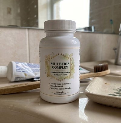 Mulberia Complex Kapseln mit Maulbeerblatt-Extrakt, Chrom und B-Vitaminen